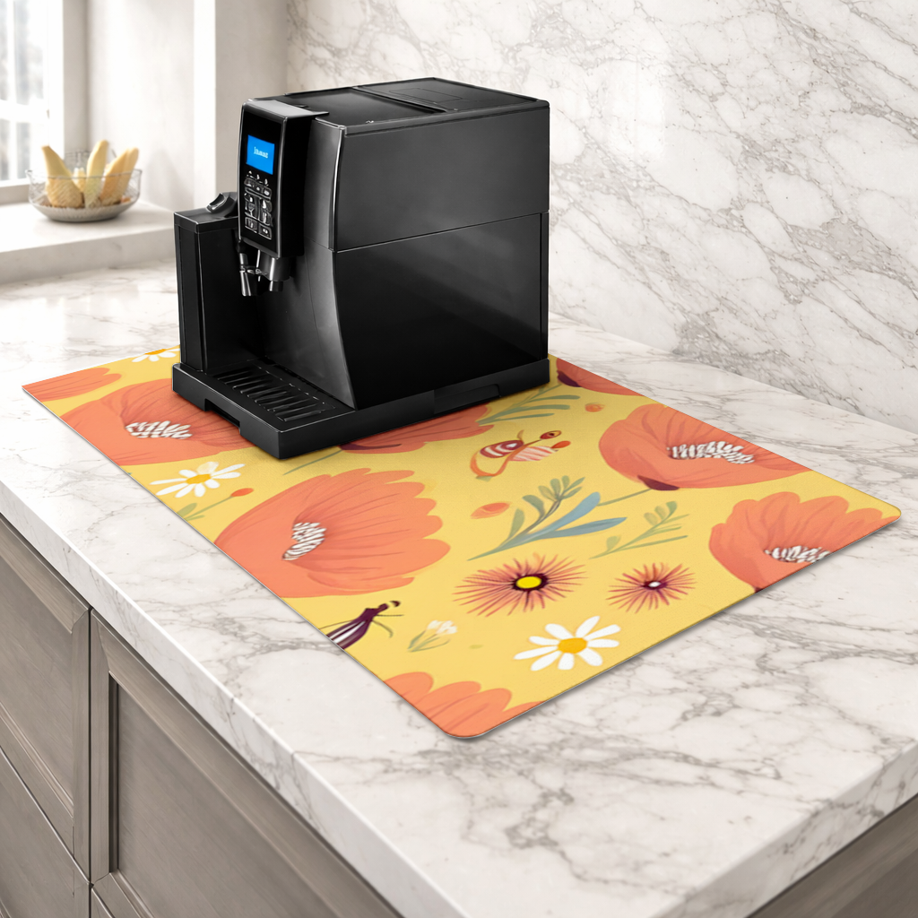 Floral  Insect Pattern  Colorful Design 