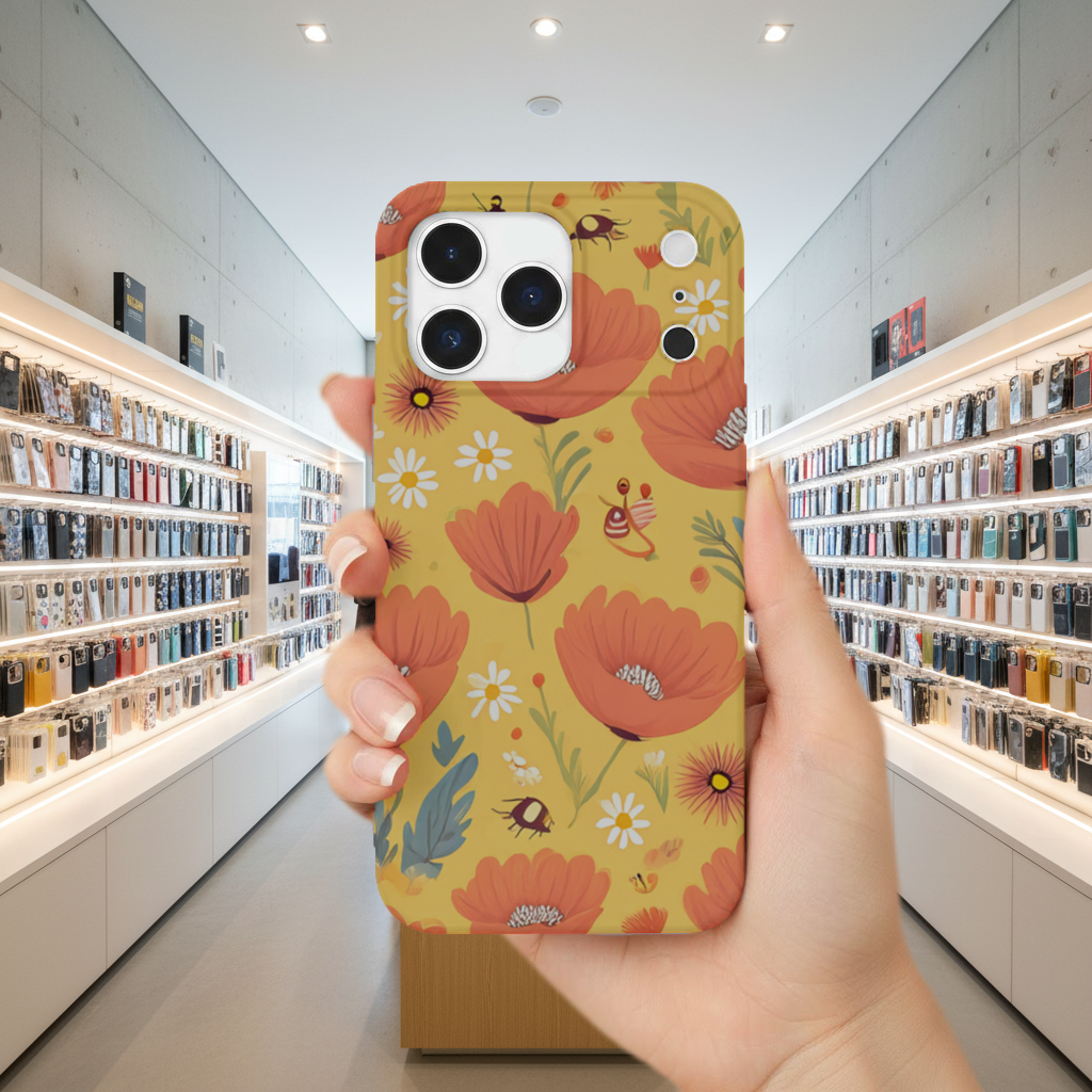 Floral  Insect Pattern  Colorful Design 