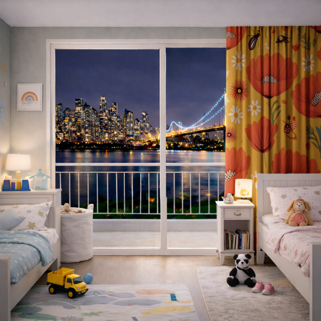 Floral  Insect Pattern  Colorful Design 