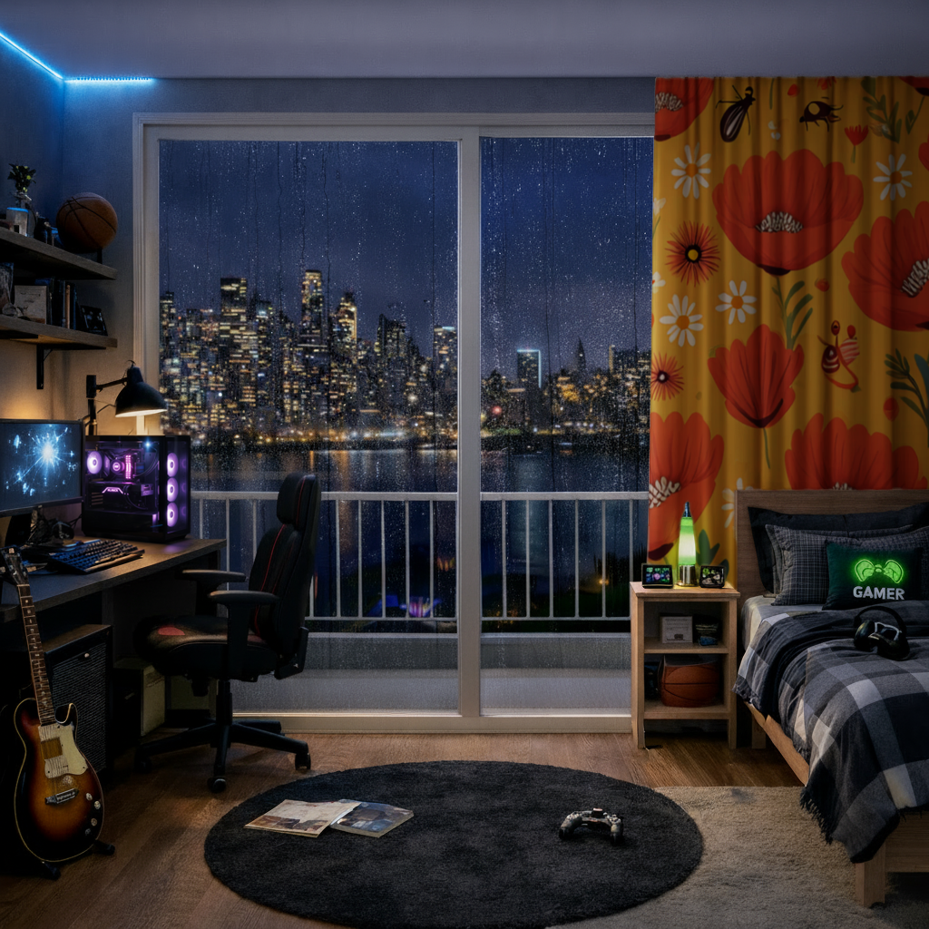 Floral  Insect Pattern  Colorful Design 