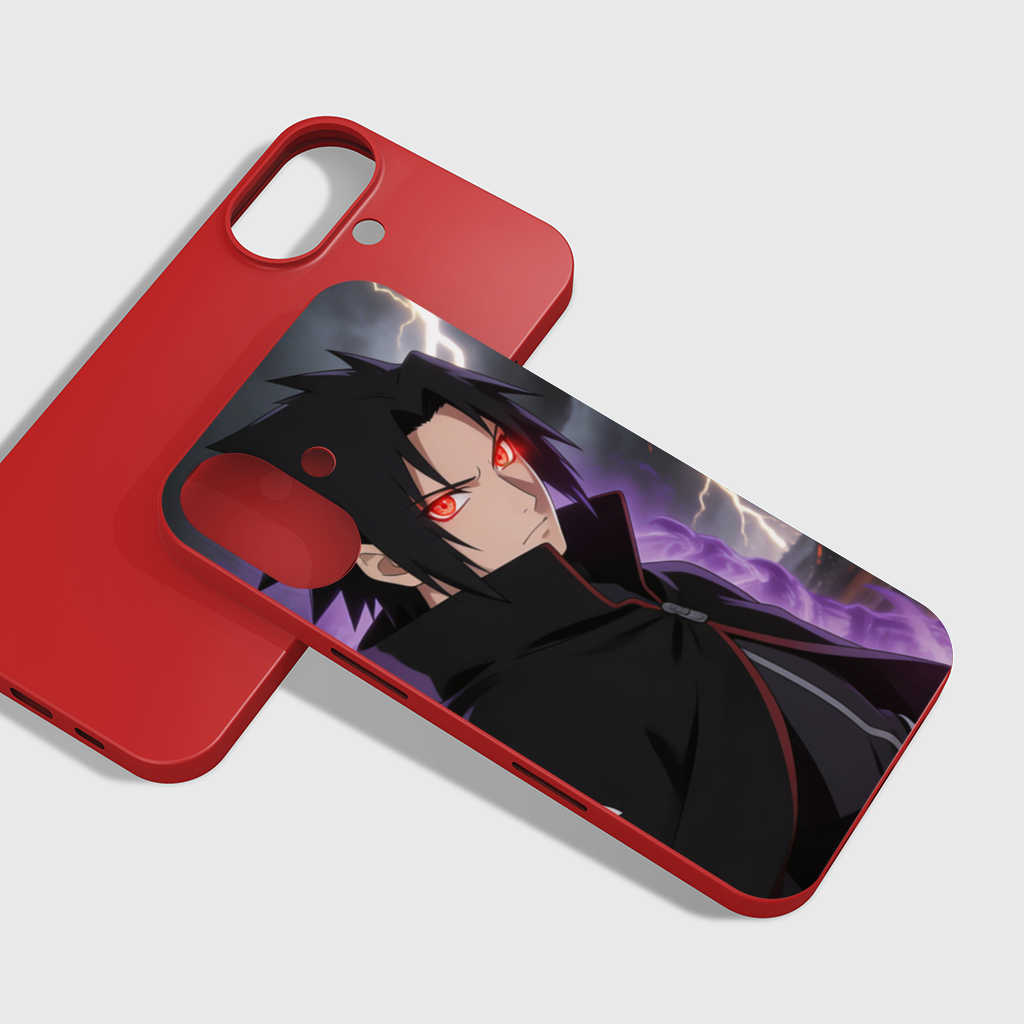 Sasuke Eternal Mangekyo Power Rise iPhone 16 Plus Case