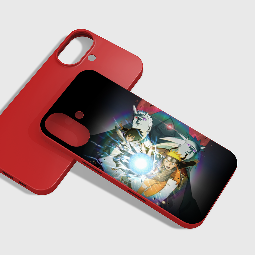 Naruto  Sasuke  Ultimate Rasengan Chidori Clash iPhone 16 Plus Case