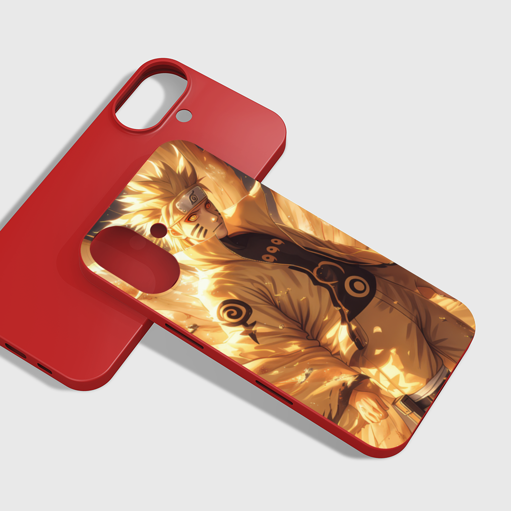 Naruto Uzumaki  Kurama Chakra Mode Awakening iPhone 16 Plus Case