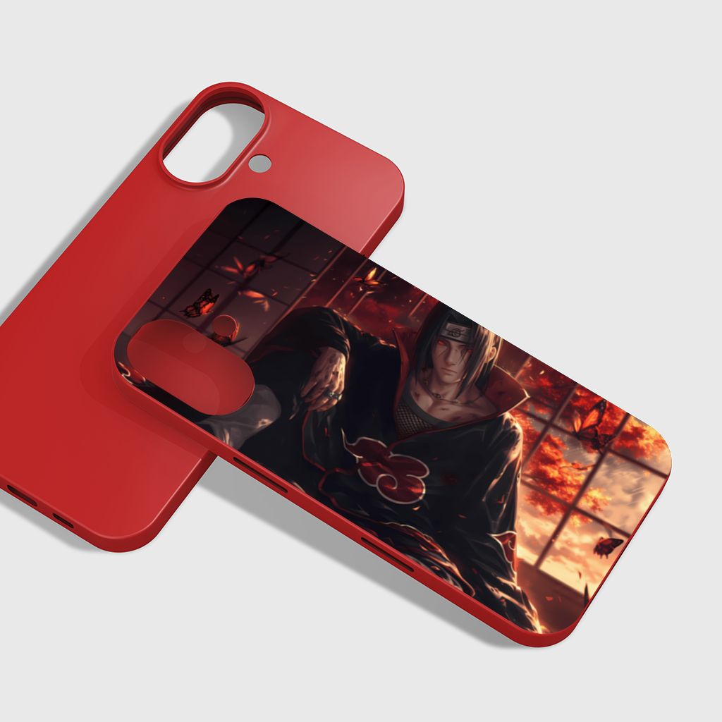Itachi Uchiha  The Crimson Sunset of Sacrifice iPhone 16 Plus Case