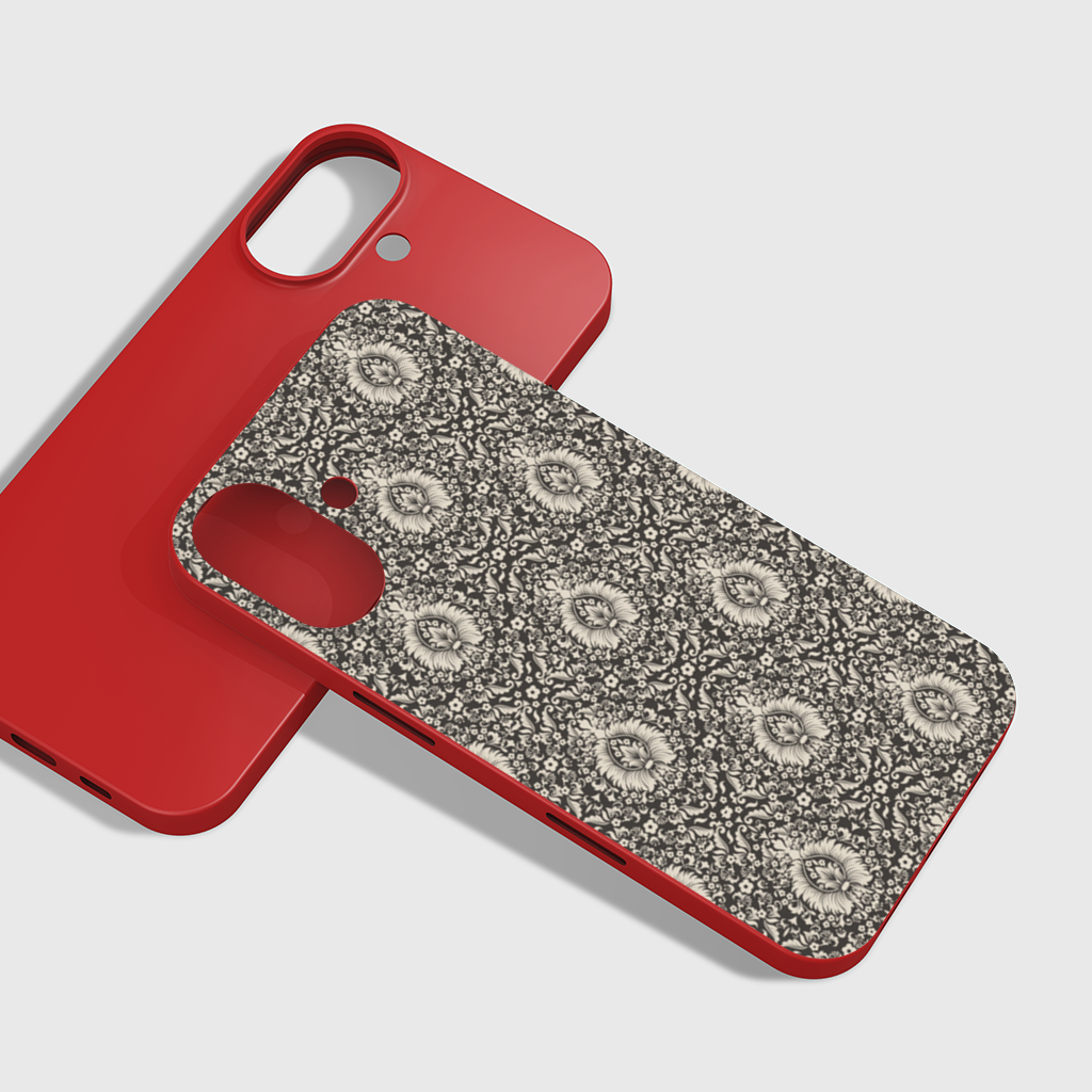 Classic Vintage Damask Floral Pattern iPhone 16 Plus Case