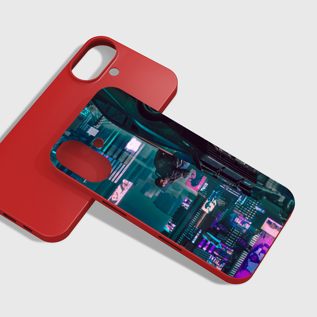 Cyberpunk Themed Customizable Gaming Design Product iPhone 16 Plus Case