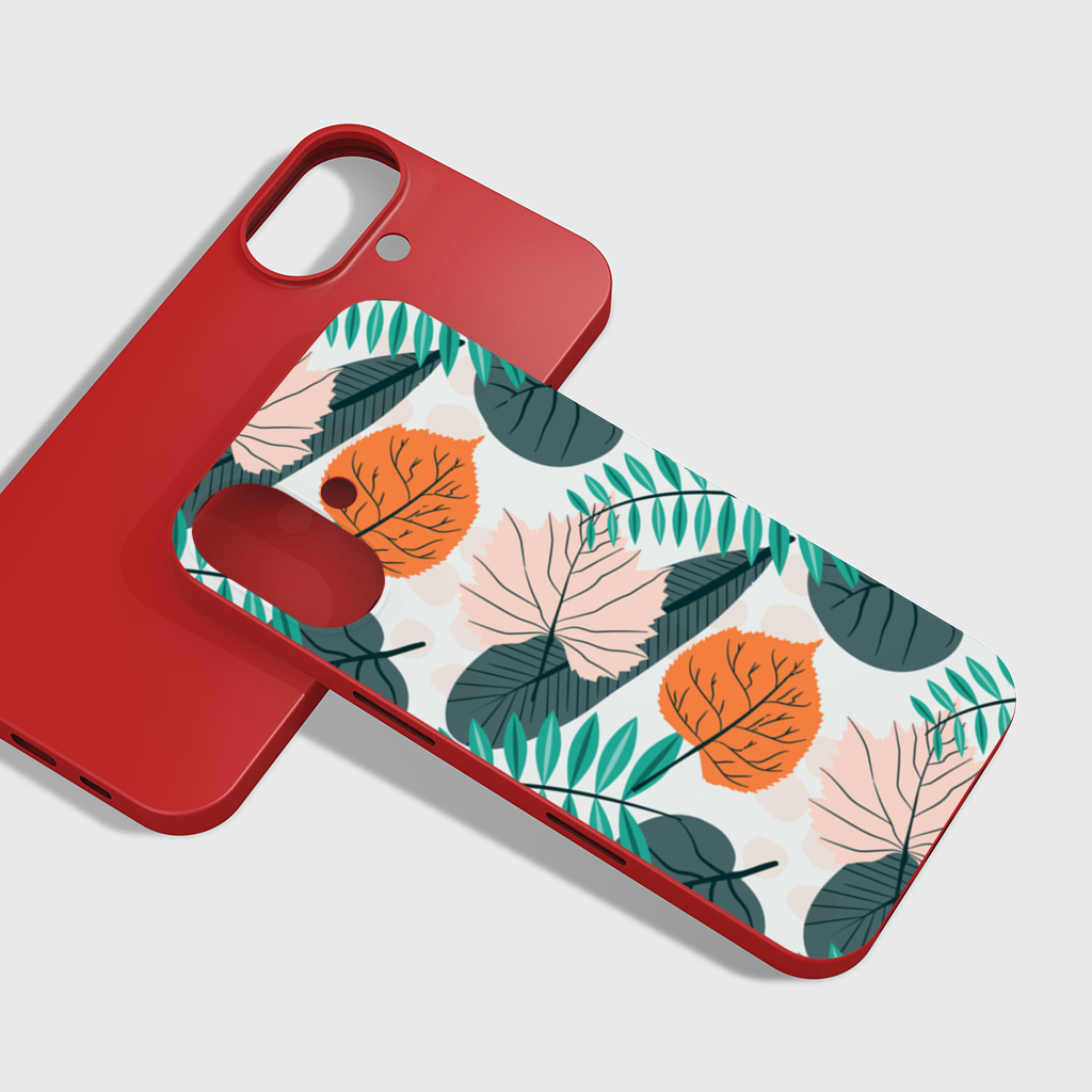 Modern Tropical Leaves iPhone 16 Plus Case