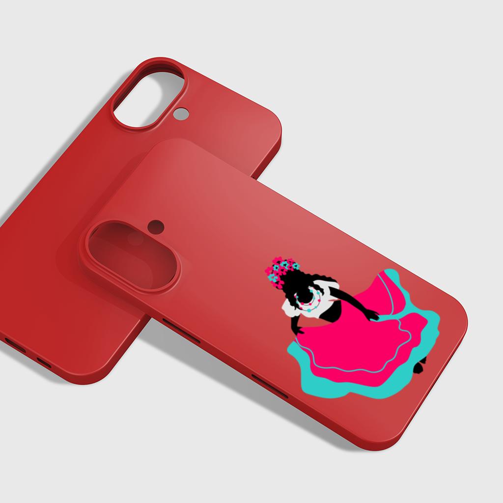 Mexican Folklorico Dancer Silhouette iPhone 16 Plus Case
