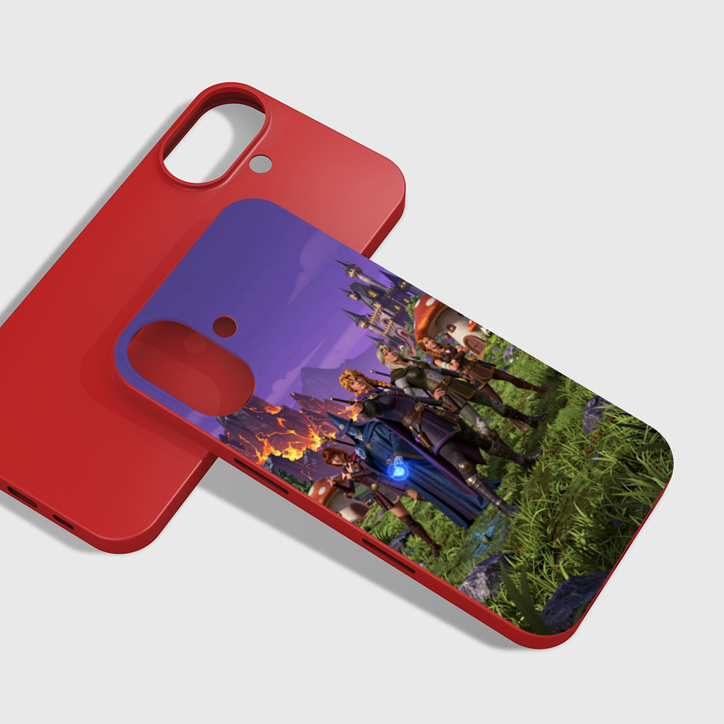 Epic Fantasy Adventure Party and Magic Castle iPhone 16 Plus Case