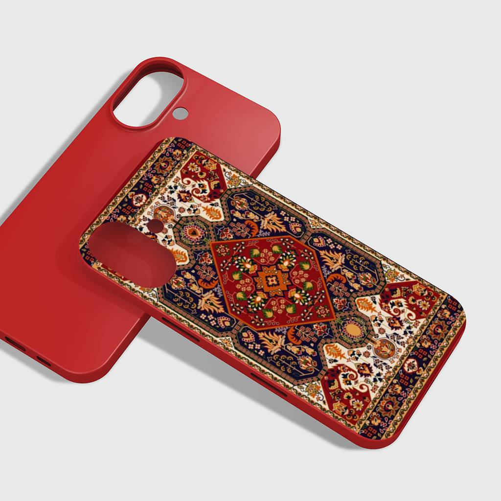 Antique Ethnic Tribal Floral iPhone 16 Plus Case
