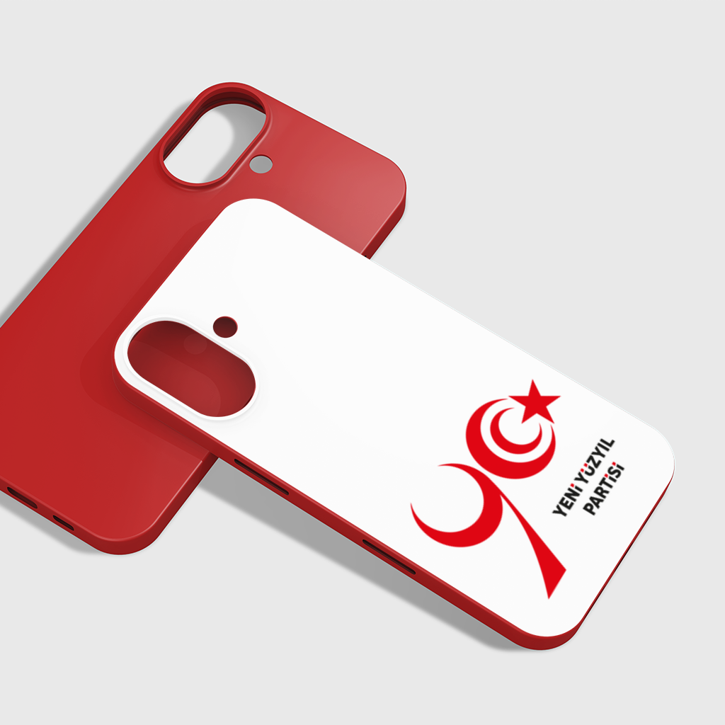 The Yeni Yüzyıl Party Logo on a White Background iPhone 16 Plus Case