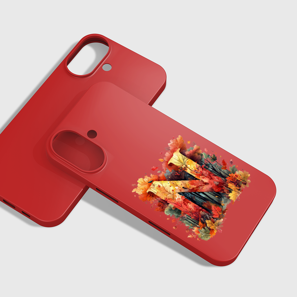 Autumn Leaf Monogram N iPhone 16 Plus Case