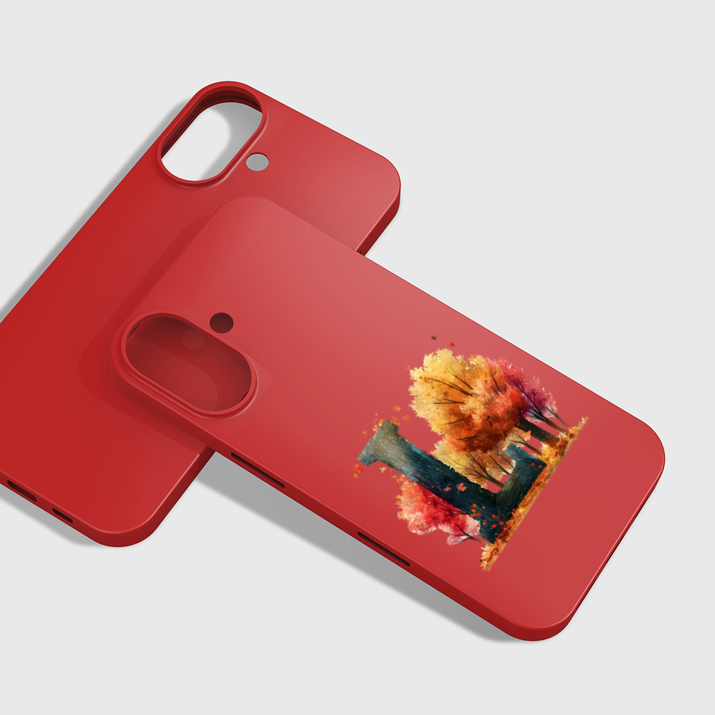 Autumn Forest Letter L iPhone 16 Plus Case