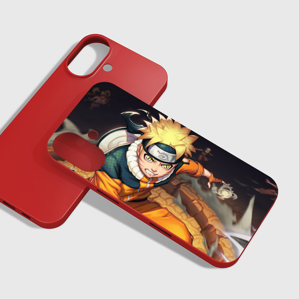 Golden Energy Fighter in Orange Jumpsuit iPhone 16 Plus Case