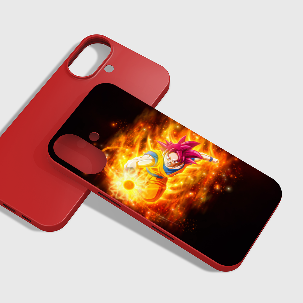 Fiery Pink Hair Warrior iPhone 16 Plus Case