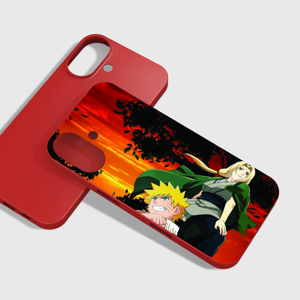 Orange Jacket Warrior Red Sunset iPhone 16 Plus Case