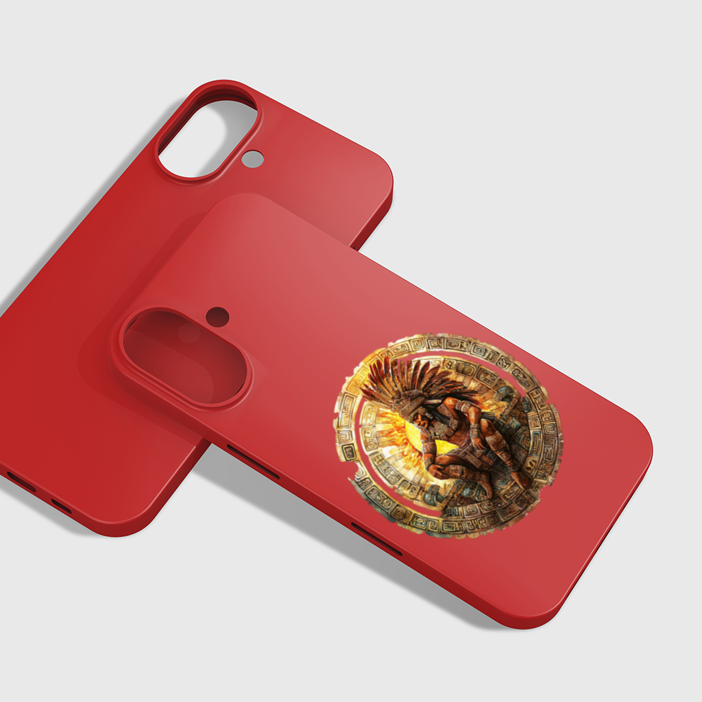 Antik Aztek Güneş Savaşçısı iPhone 16 Plus Kılıfı