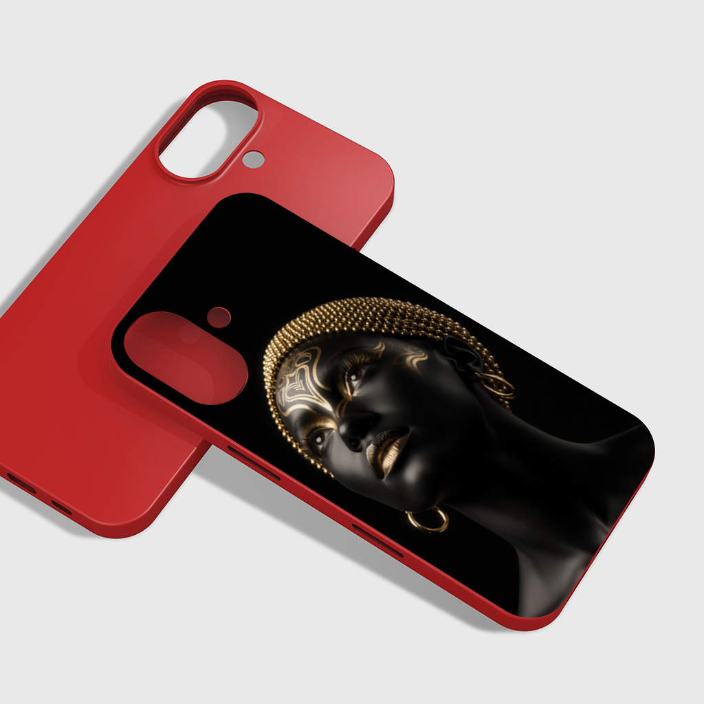 Gold Afrofuturistic Black Woman