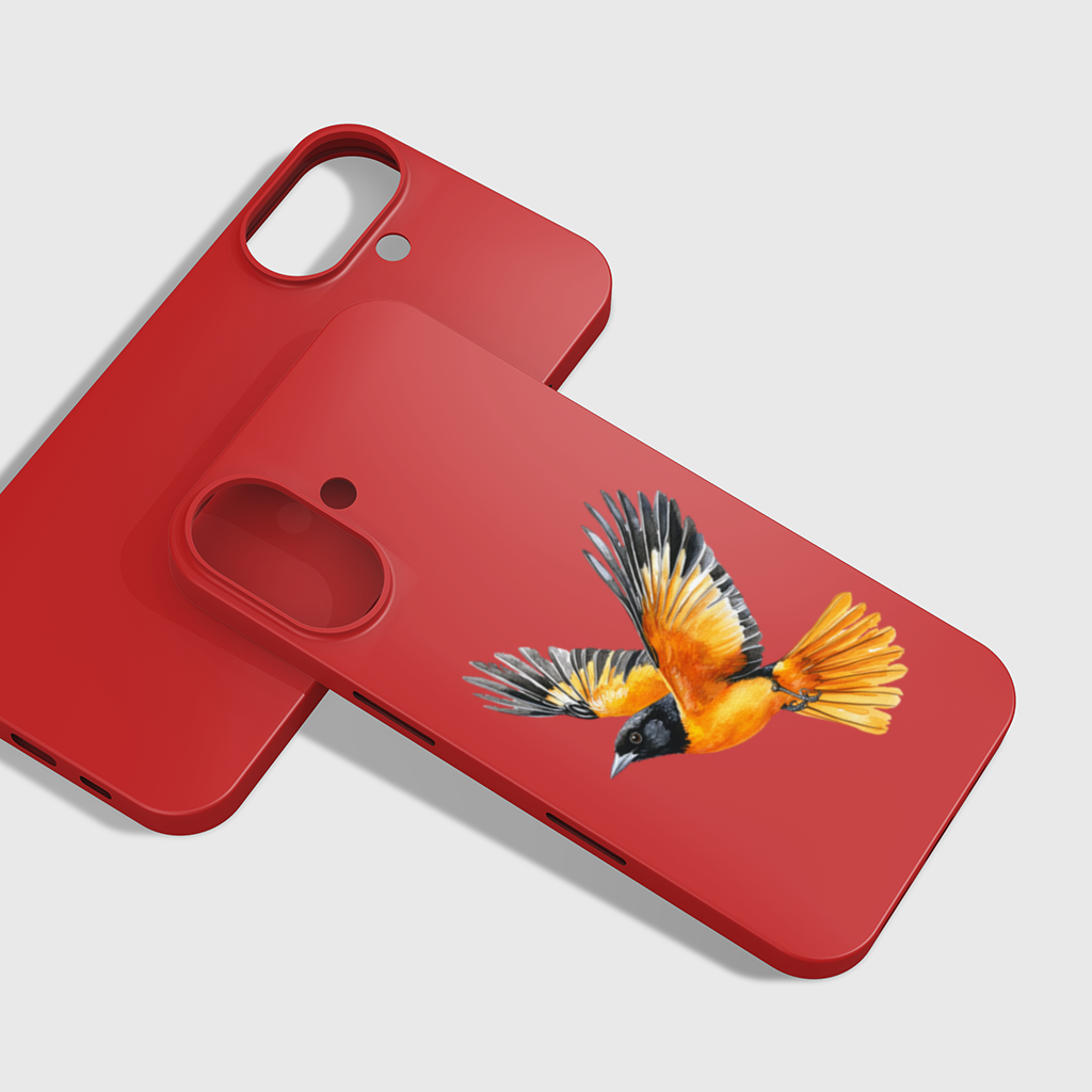 Watercolor Baltimore Oriole iPhone 16 Plus Case