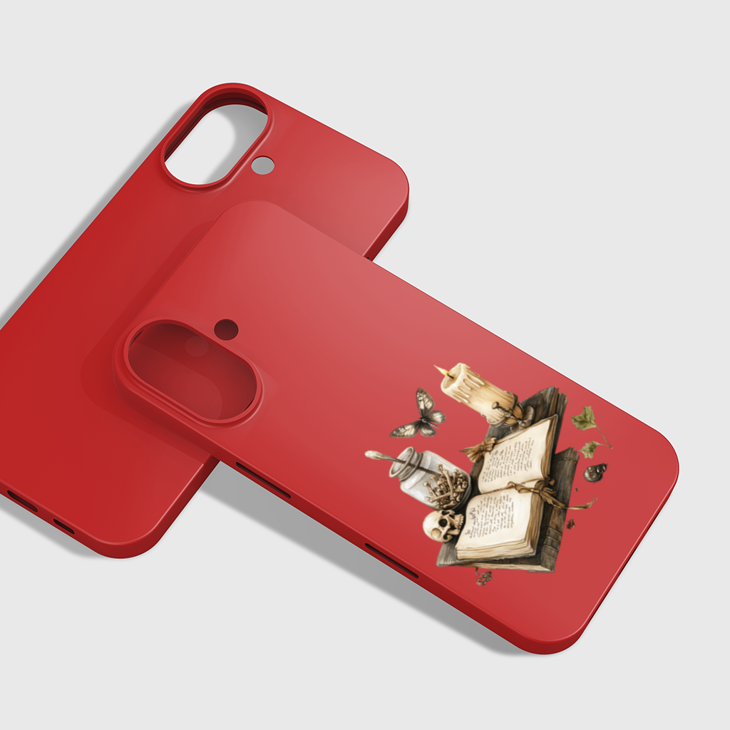 Vintage Dark Academia Grimoire iPhone 16 Plus Case