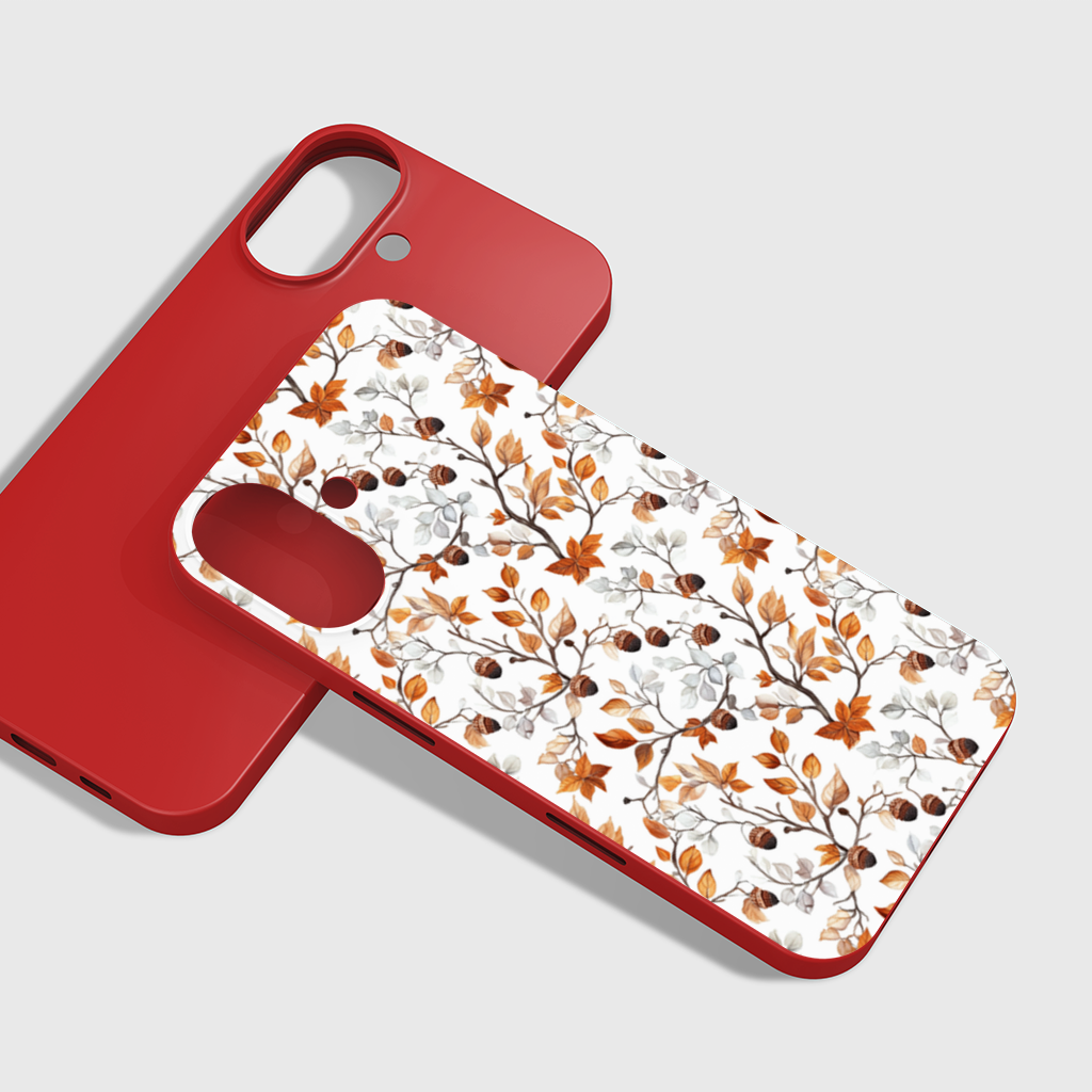Watercolor Fall Acorns and Leaves iPhone 16 Plus Case