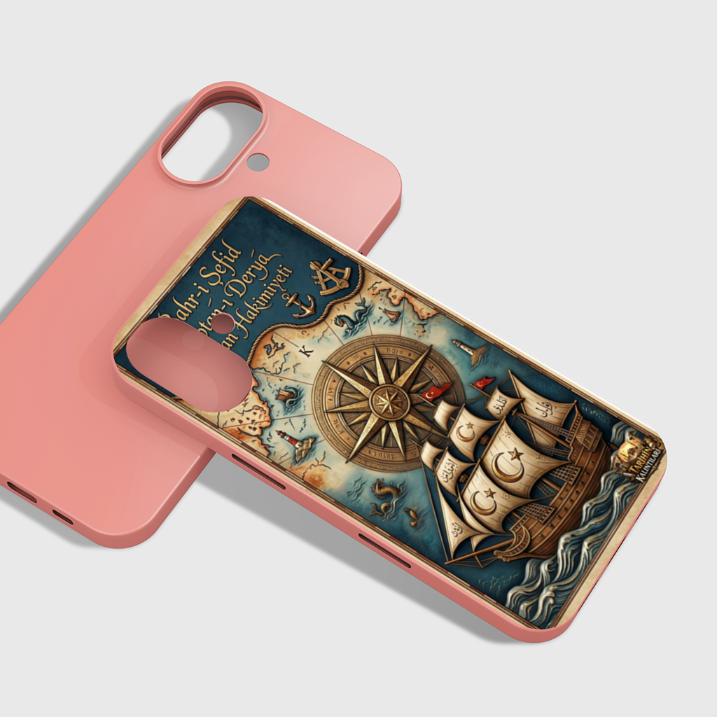 Vintage Ottoman Navy Compass Phone Case iPhone 16 Plus Case