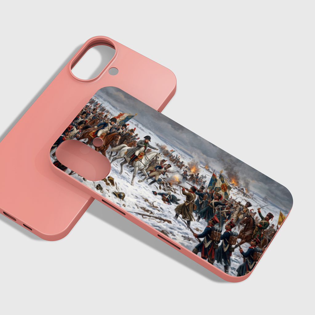 Epic Napoleon Russian Campaign iPhone 16 Plus Case