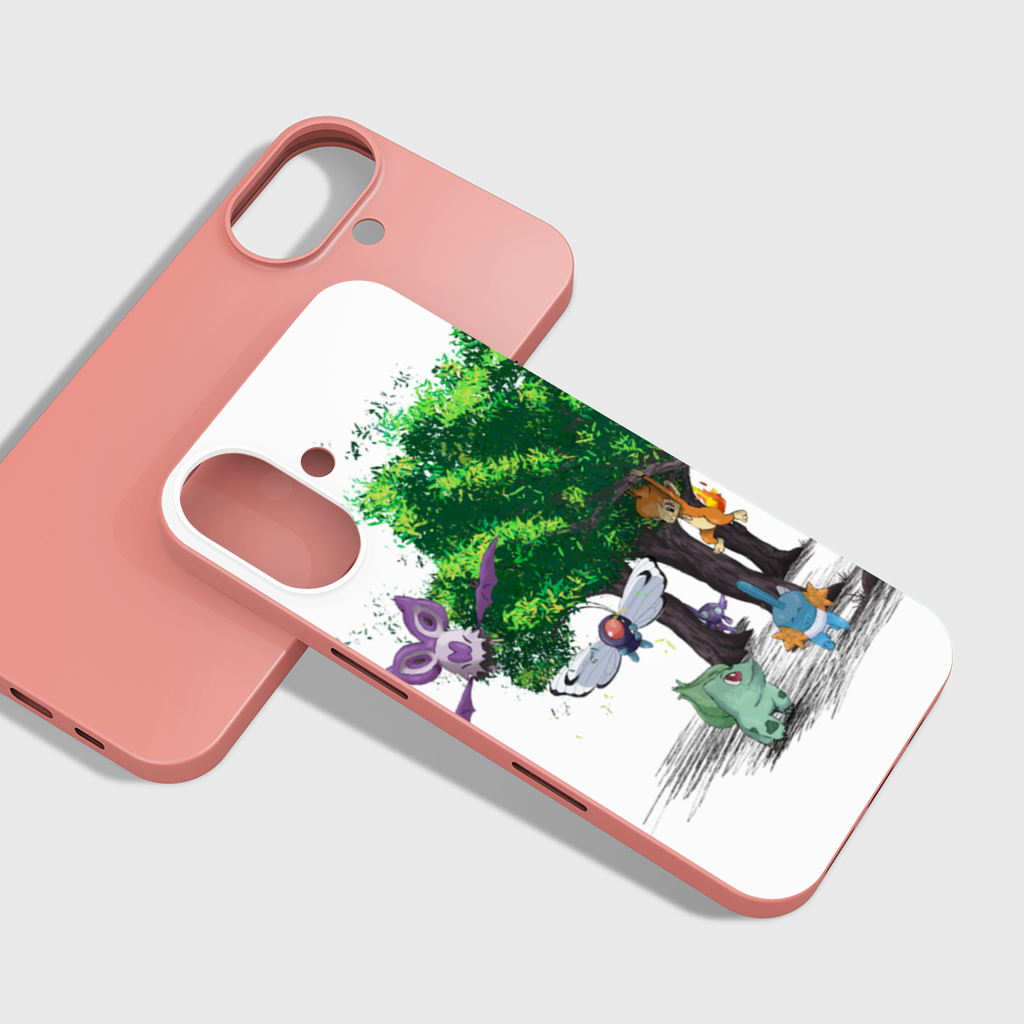 Fanmade FakemonKarakterleri, mutlu pokemonlar, anime karakterler iPhone 16 Plus Kılıfı
