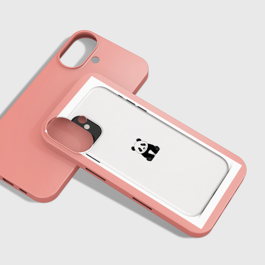 Minimalist Panda Phone Case iPhone 16 Plus Case