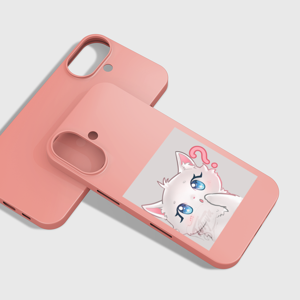 cute cat iPhone 16 Plus Case