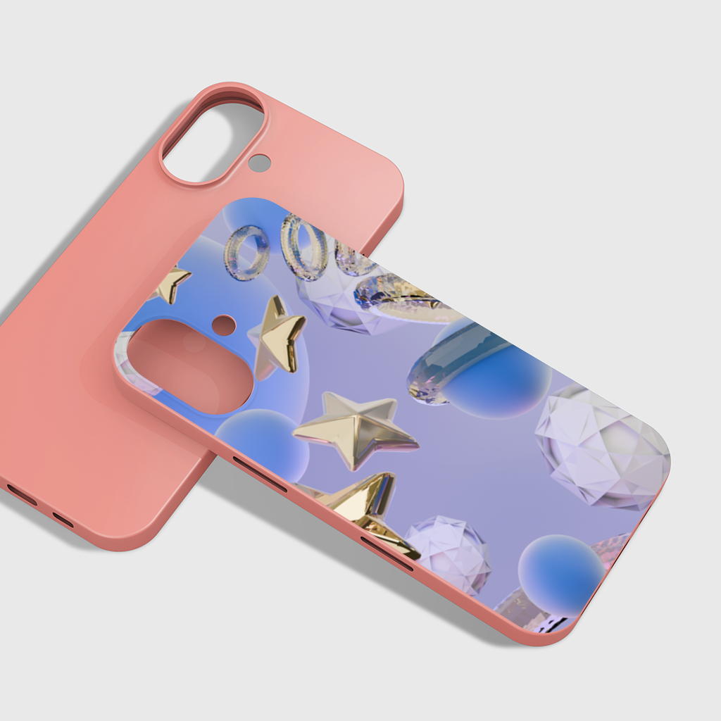 Shimmering World iPhone 16 Plus Case