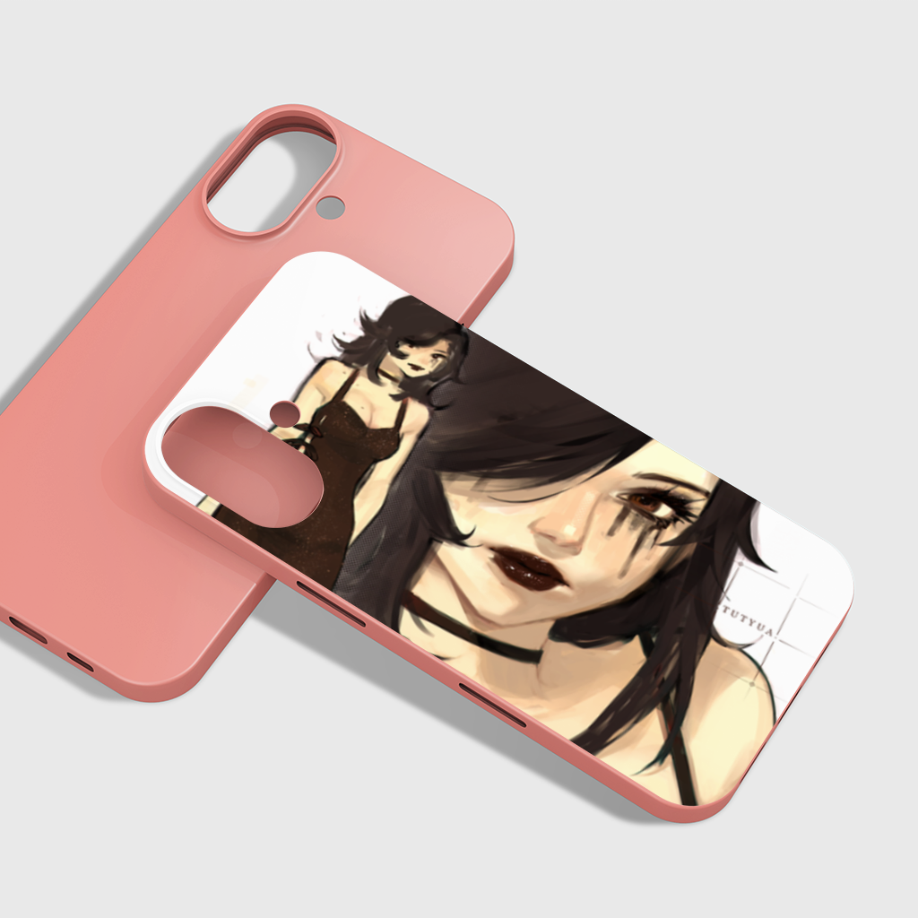 Goth Anime Girl iPhone 16 Plus Case