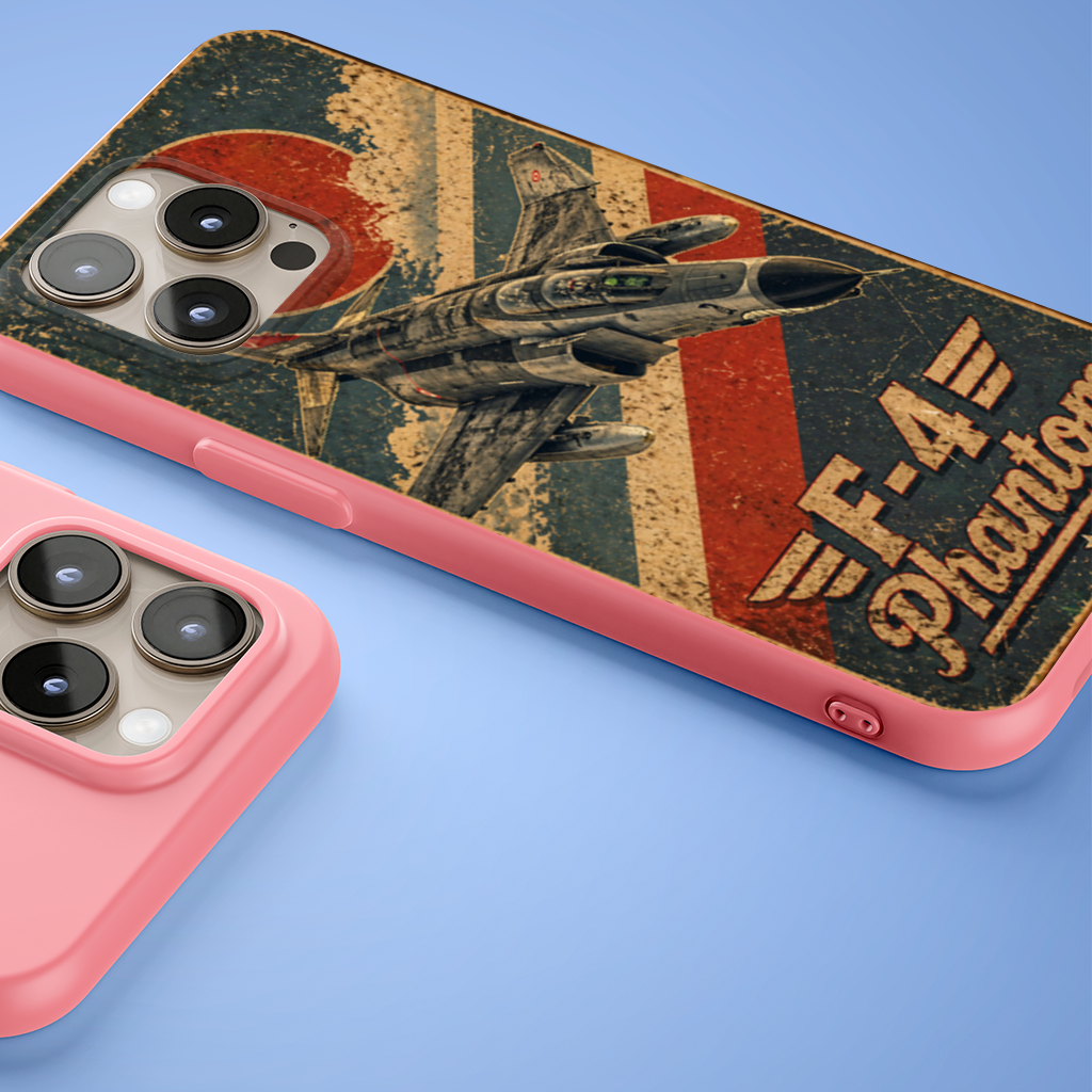F-4 Phantom Turkish Air Force Retro iPhone 15 Pro Max Case