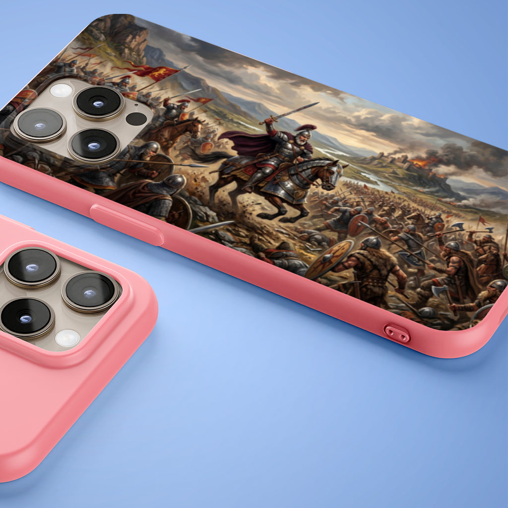 Epik Savaş Sahnesi iPhone 15 Pro Max Kılıfı