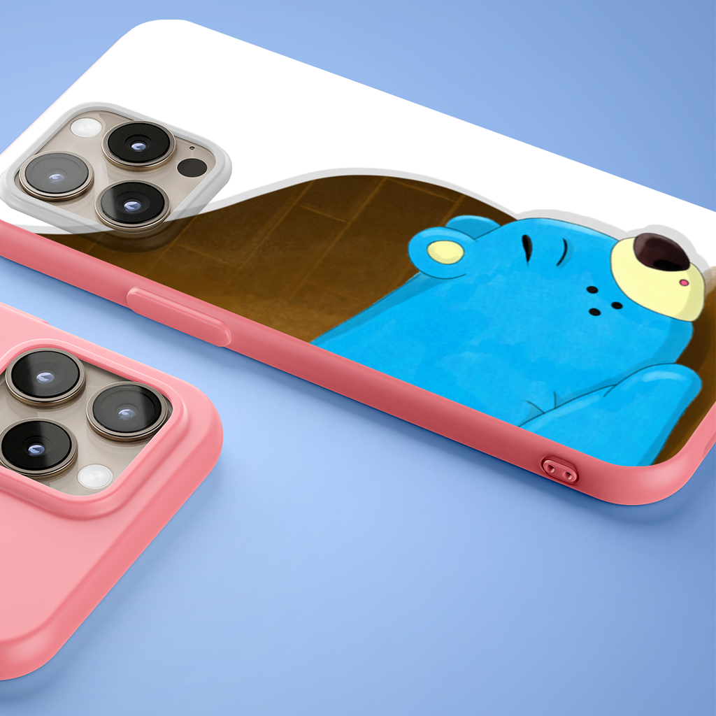 Blue teddy bear Pooli-Fairytale Character iPhone 15 Pro Max Case