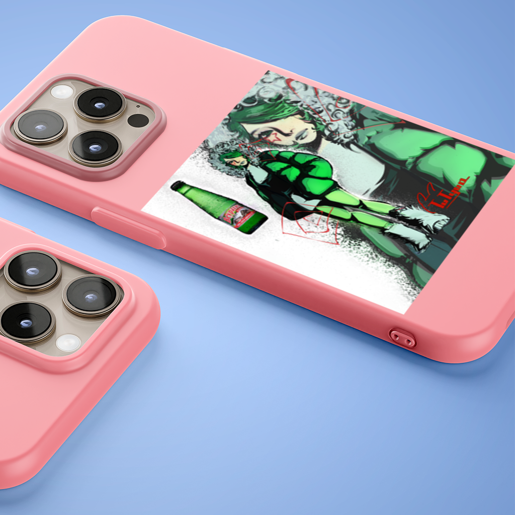 girl-in-coat illustration iPhone 15 Pro Max Case
