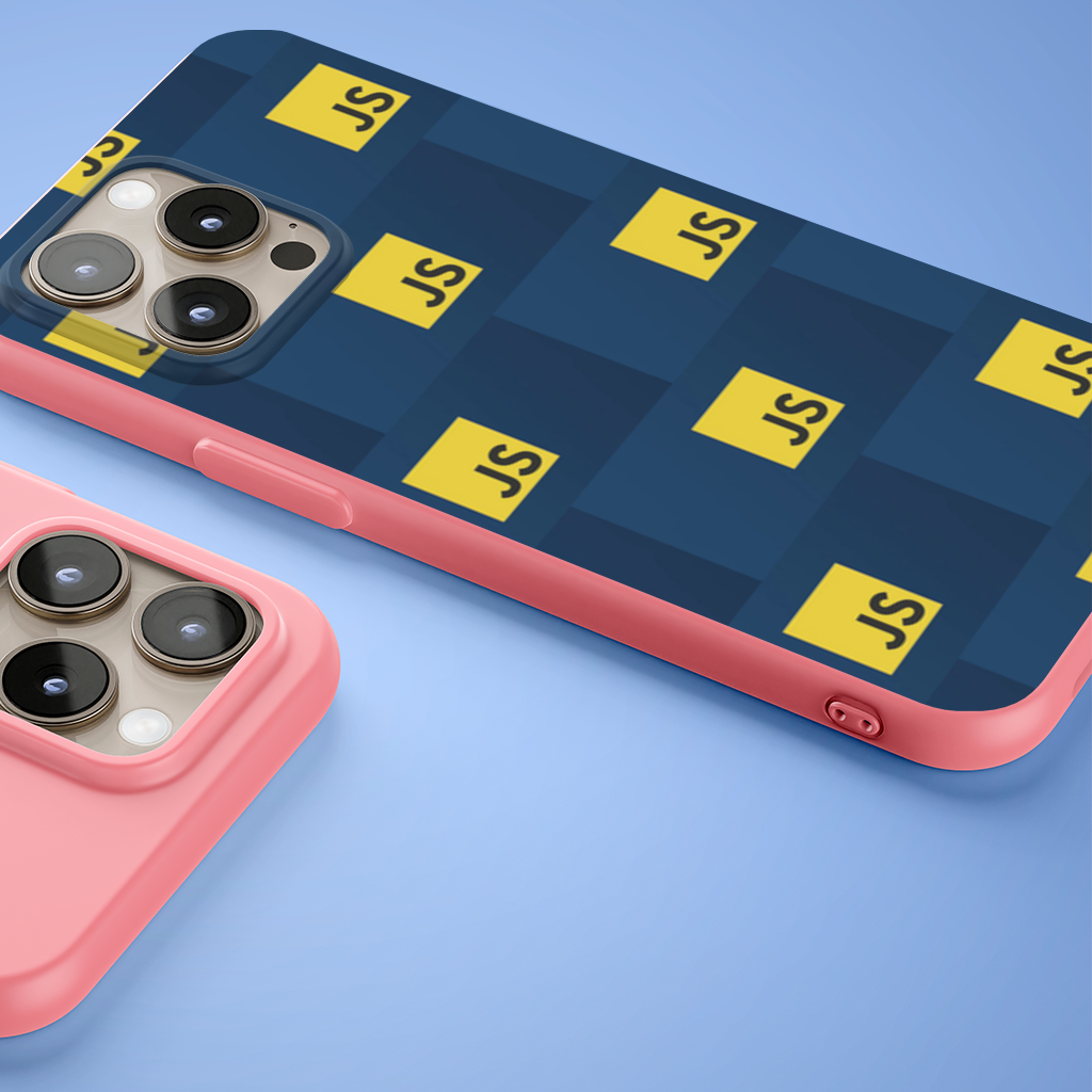 Javascript baskılı mükemmel ürün iPhone 15 Pro Max Case