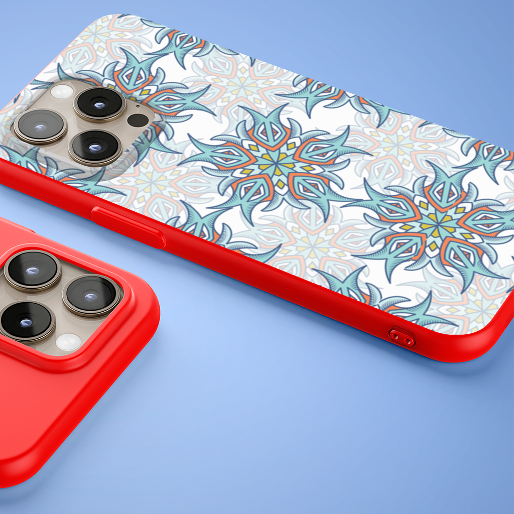 An abstract visual iPhone 15 Pro and Pro Max Case