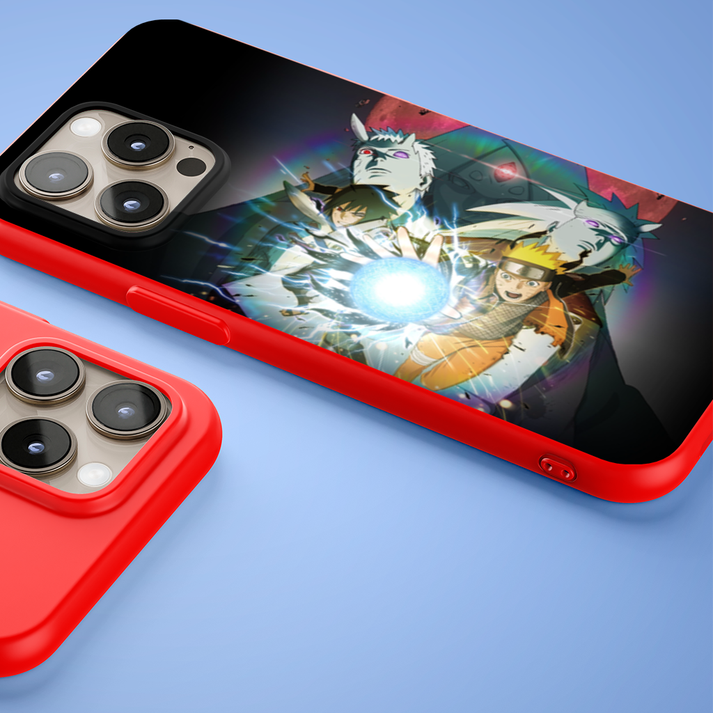 Naruto  Sasuke  Ultimate Rasengan Chidori Clash iPhone 15 Pro and Pro Max Case