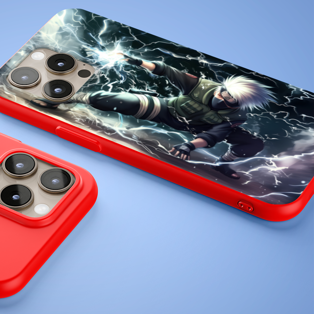 Kakashi Hatake  The Roar of the Lightning Blade iPhone 15 Pro and Pro Max Case