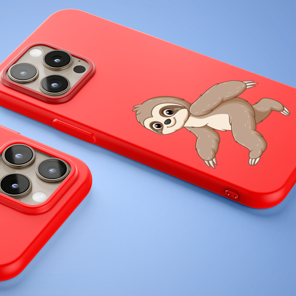 Cute Joyful Walking Sloth iPhone 15 Pro and Pro Max Case