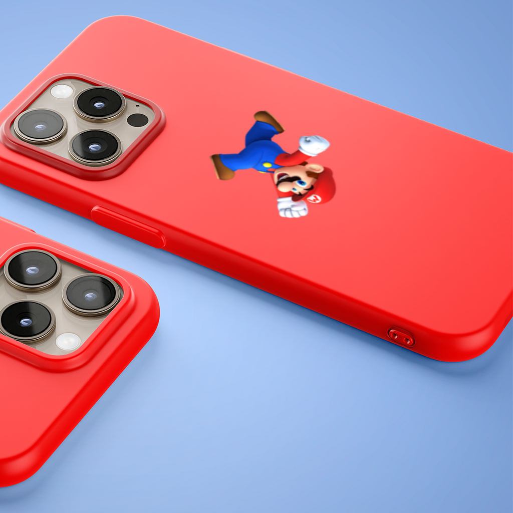 Retro Pixel Hero Design iPhone 15 Pro and Pro Max Case