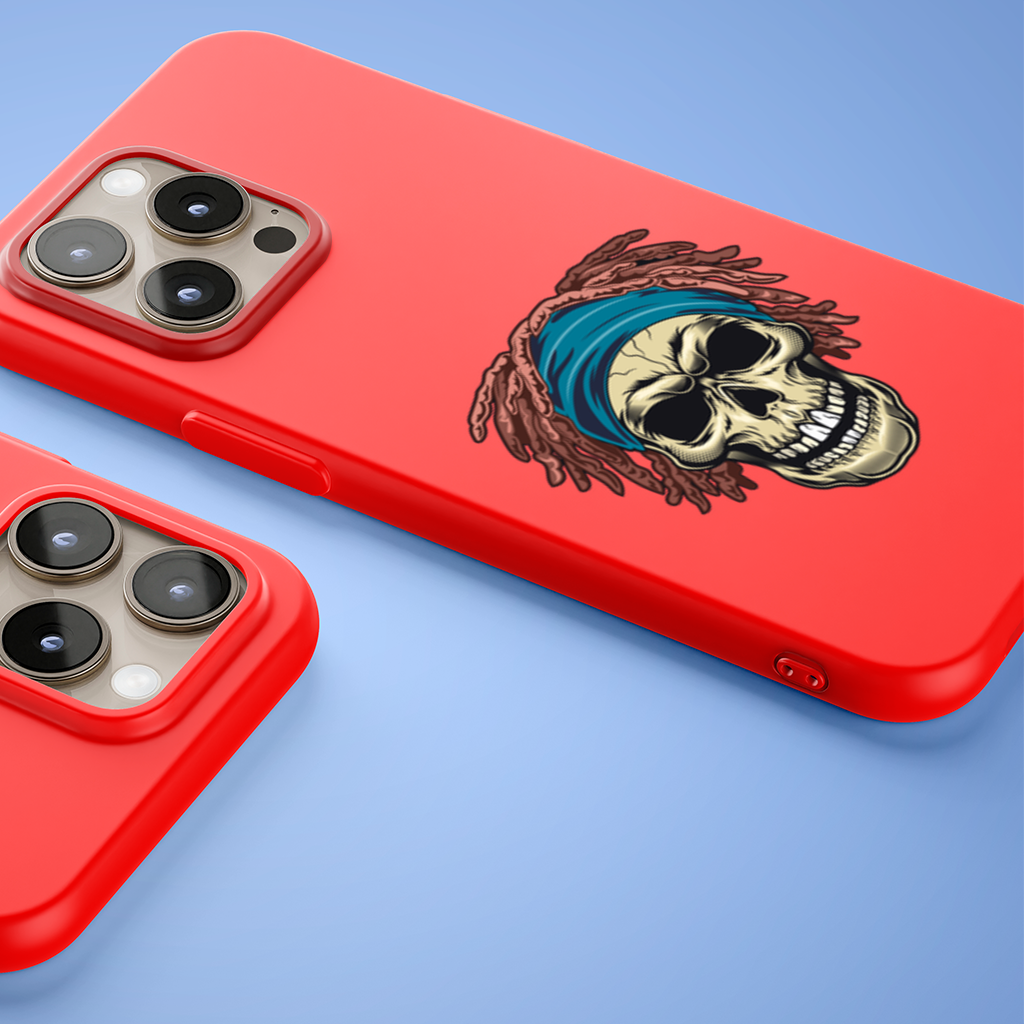 Bandana Dreadlock Skull iPhone 15 Pro and Pro Max Case