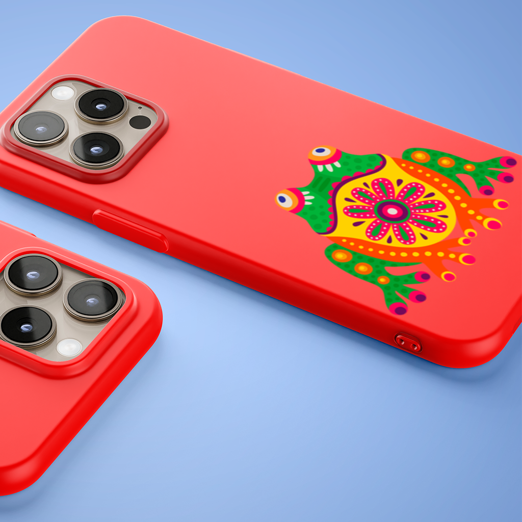 Mexican Alebrije Frog iPhone 15 Pro and Pro Max Case