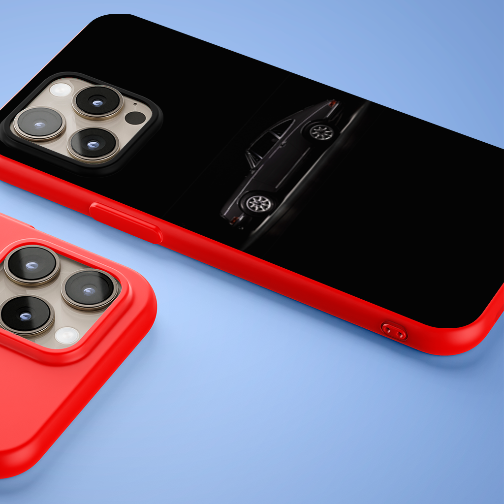 Dark Vintage Sports Car iPhone 15 Pro and Pro Max Case