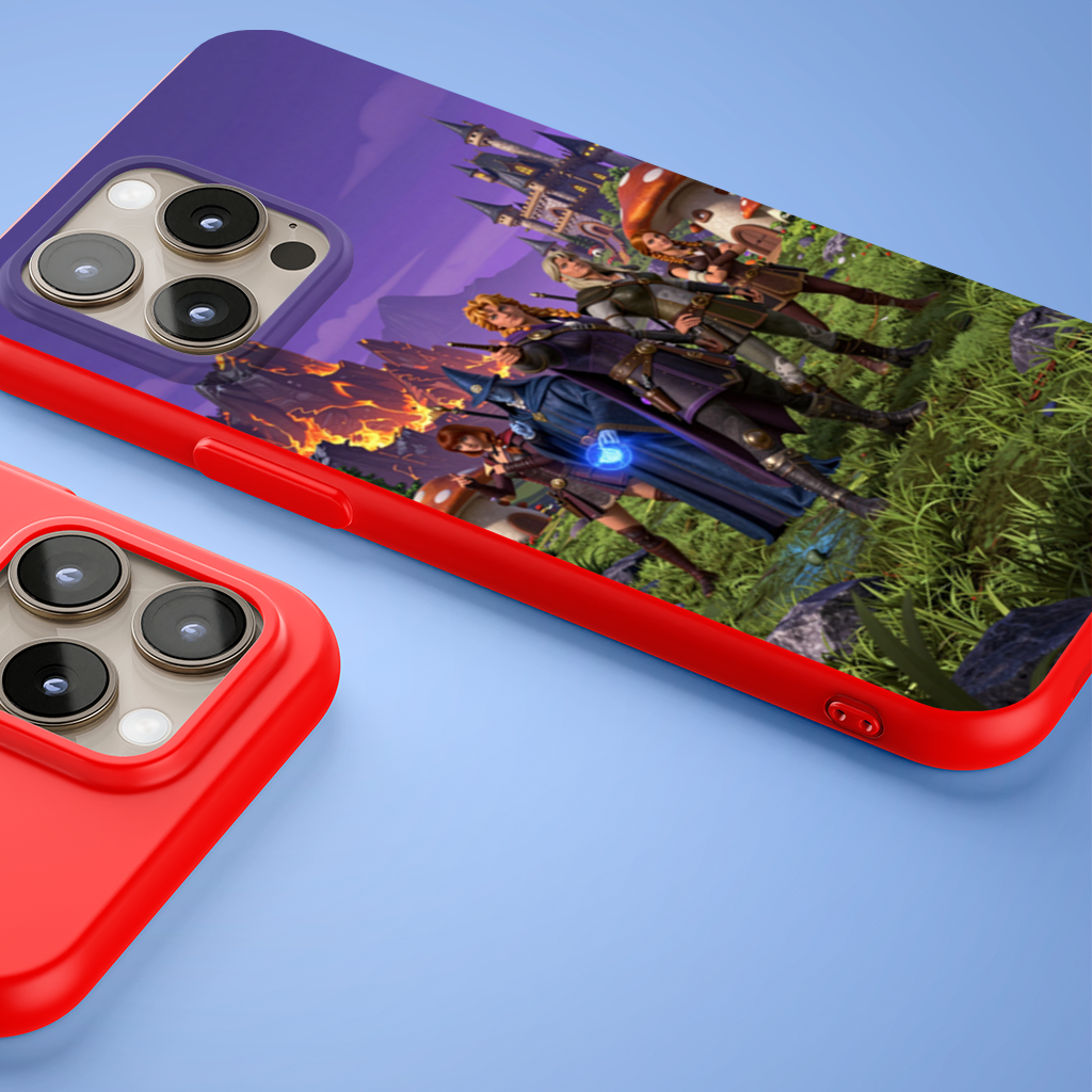 Epic Fantasy Adventure Party and Magic Castle iPhone 15 Pro and Pro Max Case