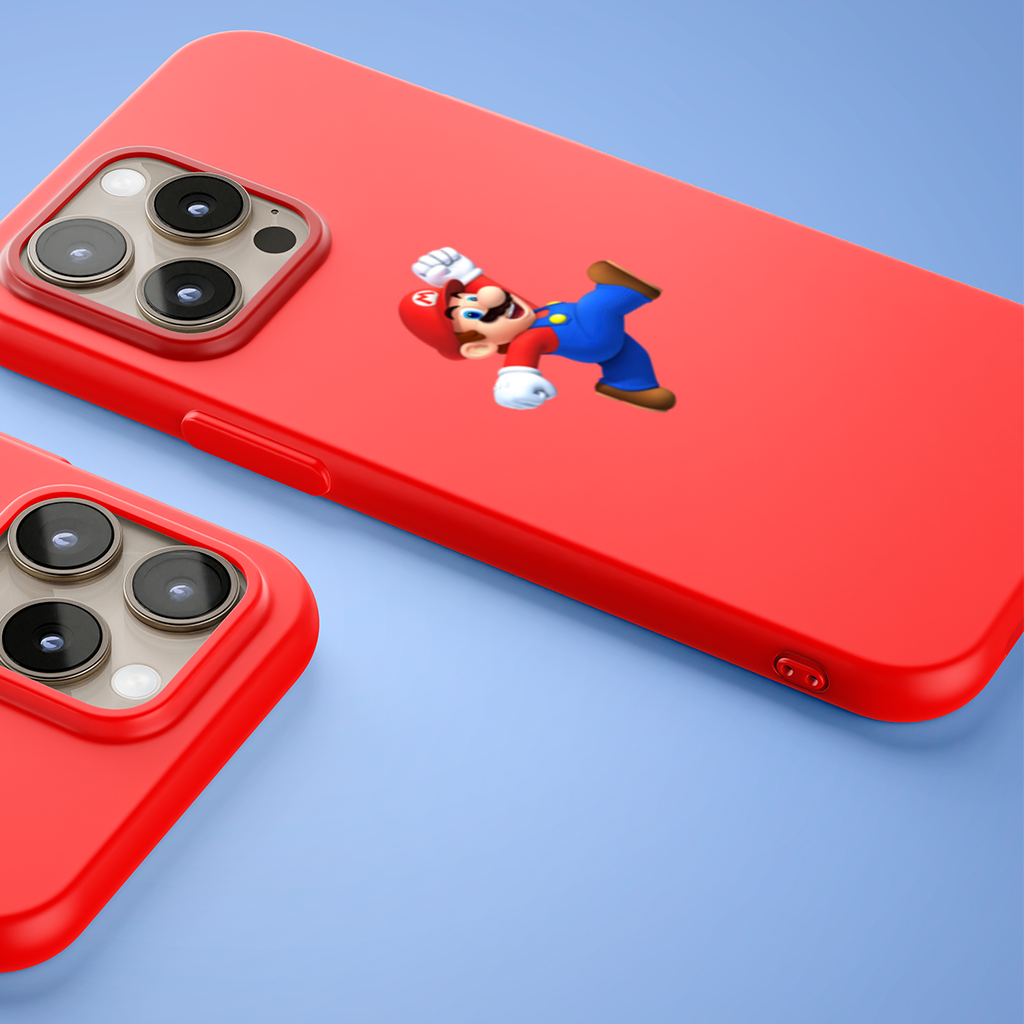 Retro Pixel Hero Design iPhone 15 Pro and Pro Max Case