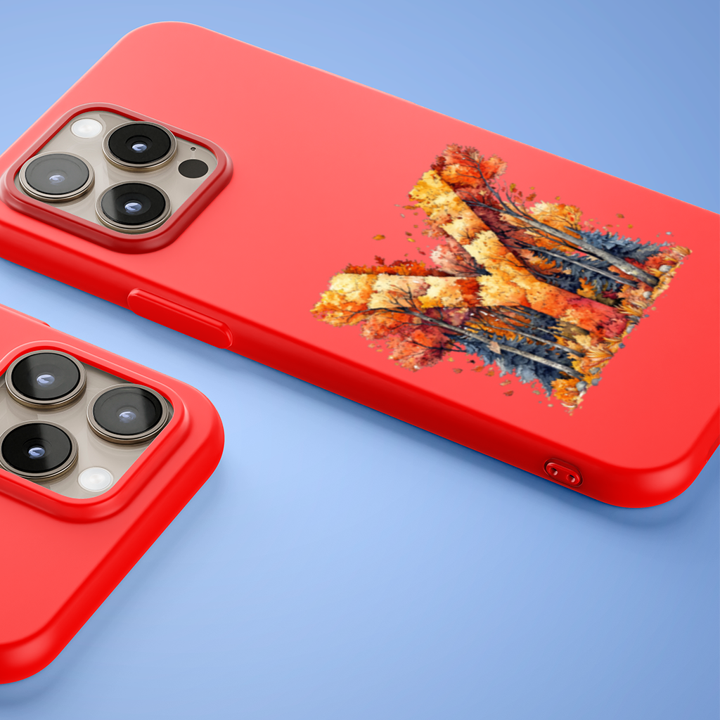 Autumn Forest Letter Y iPhone 15 Pro and Pro Max Case