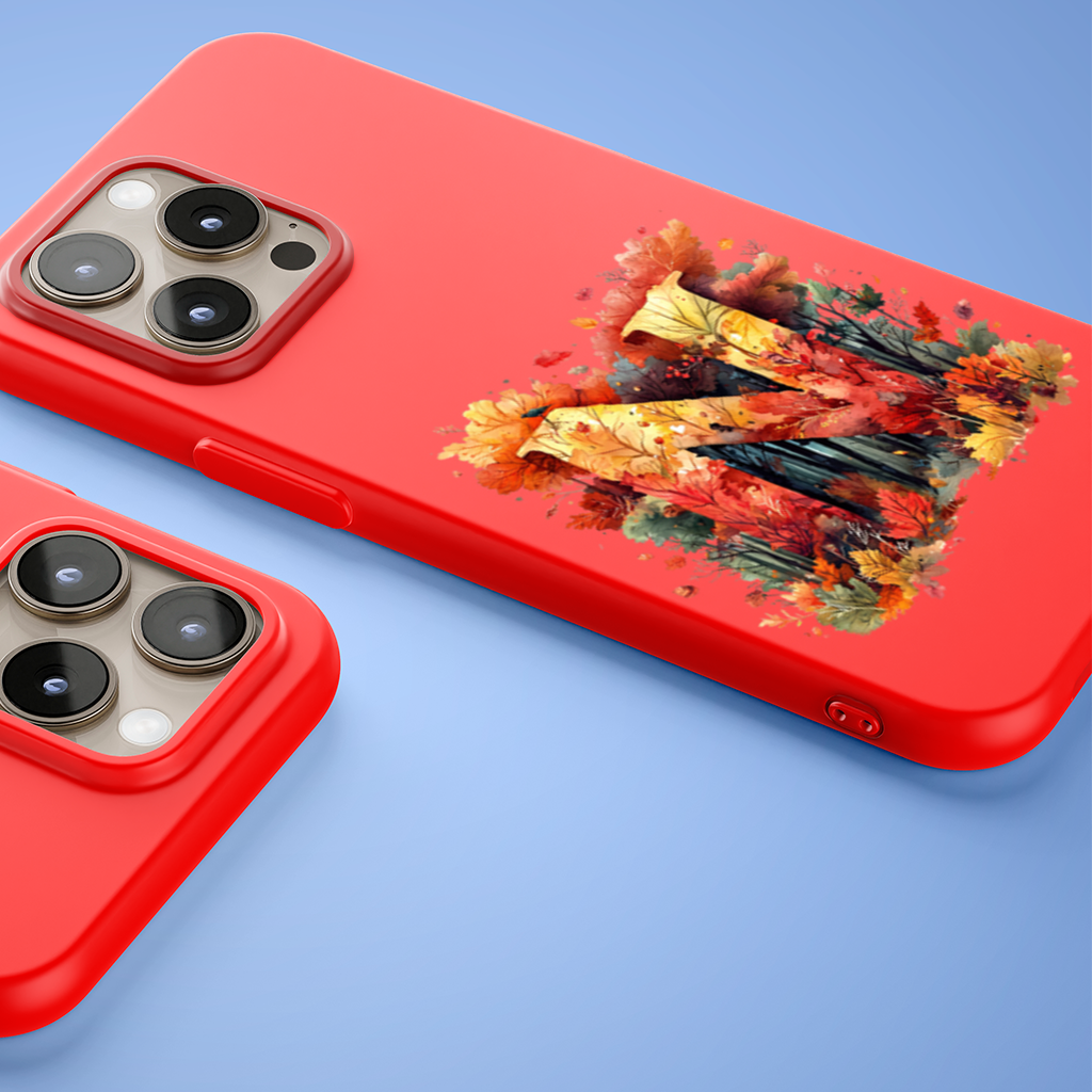 Autumn Leaf Monogram N iPhone 15 Pro and Pro Max Case