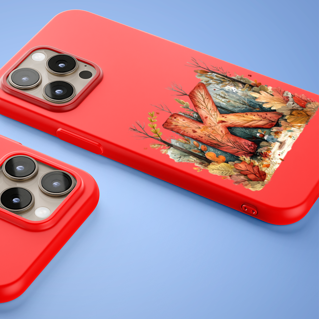 Autumn Forest Letter K iPhone 15 Pro and Pro Max Case